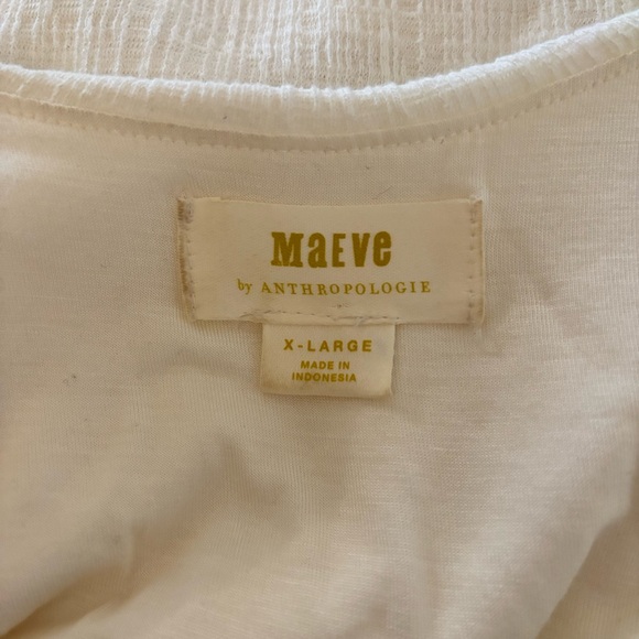 Anthropologie White Dress - Picture 8 of 9